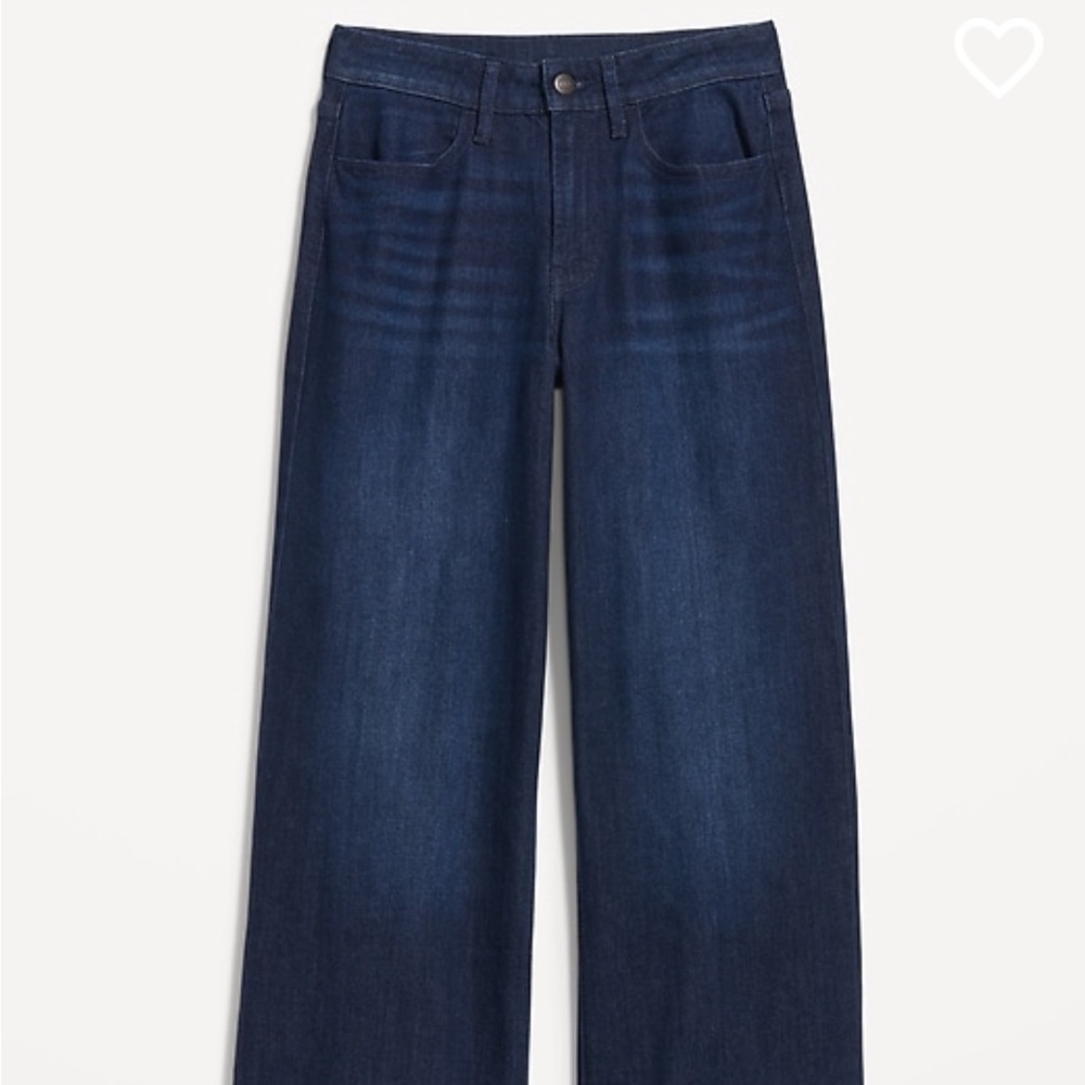 Old Navy Blue Flare Wide Leg Jeans